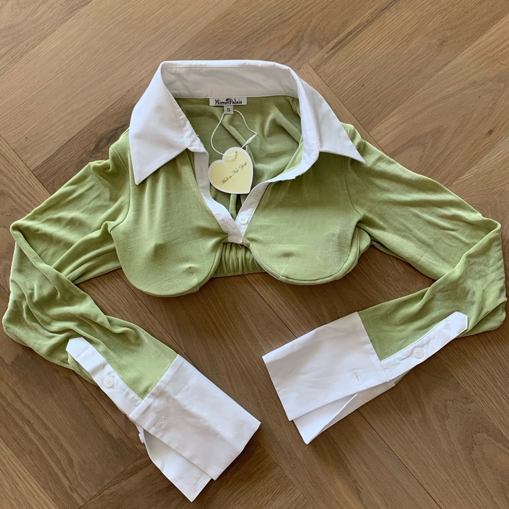 Mirror Palais Underwire Polo 2.0 in Pistachio